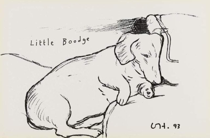 David Hockney, ‘Little Boodge’, 1993, Print, Offset lithograph, on wove paper, Art Republic
