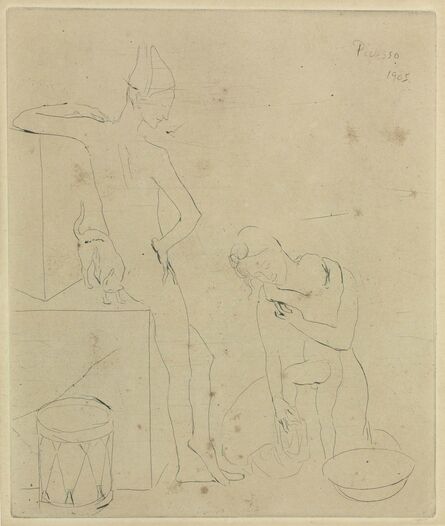 Pablo Picasso, ‘Le Bain, from La Suite des Saltimbanques’, 1905