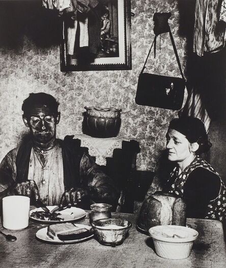 Bill Brandt, ‘Northumbrian miner at his evening meal’, 1937