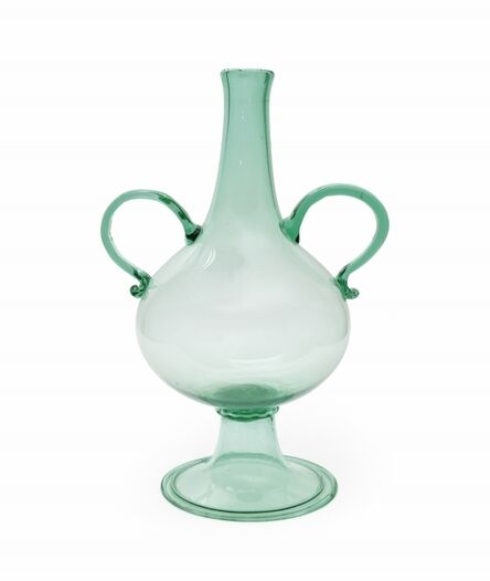 CAPPELLIN VENINI & C., ‘A vase ' holbein' in light green glass’, circa 1923