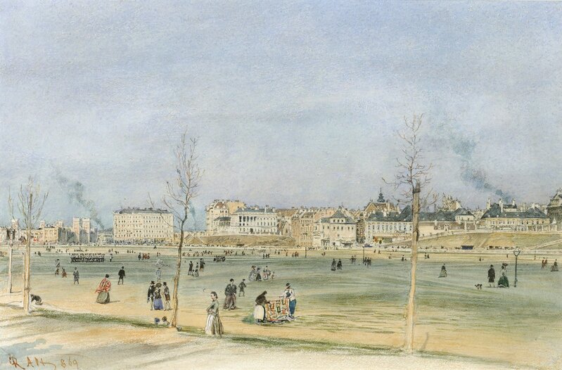 Rudolf von Alt, ‘View of Vienna’, 1869, Drawing, Collage or other Work on Paper, Watercolour on paper, Galerie Kovacek