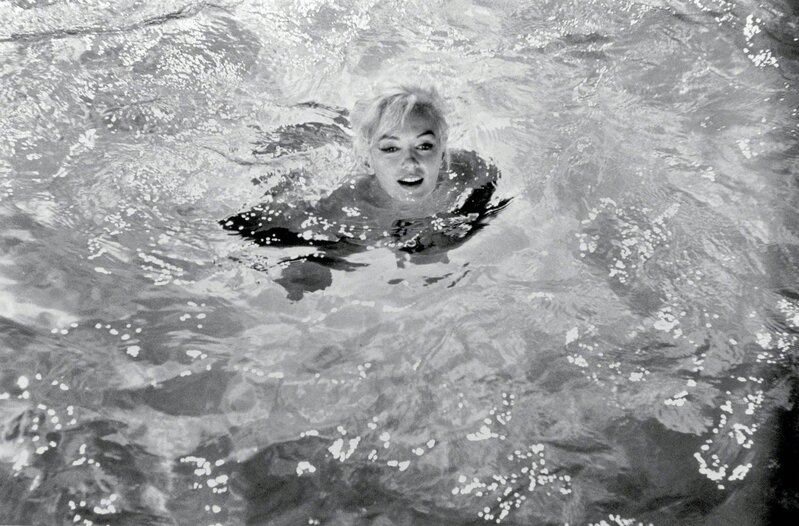 Lawrence Schiller, ‘Marilyn Monroe Photograph in Swimming Pool by Lawrence Schiller, 29/75’, 1962, Photography, Silver gelatin print,  M.S. Rau