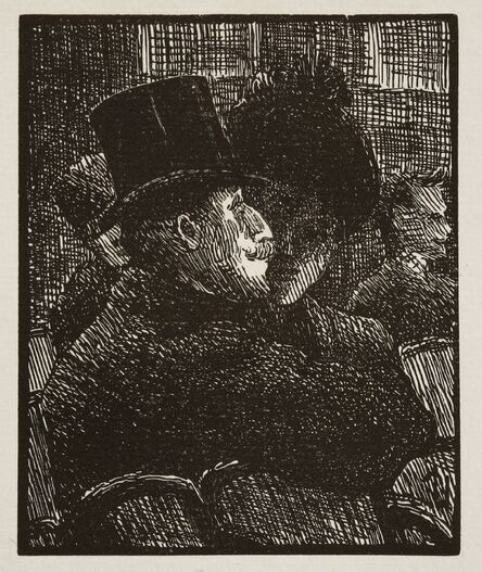 Lucien Pissarro, ‘AU CAFÉ CONCERT’, 1957