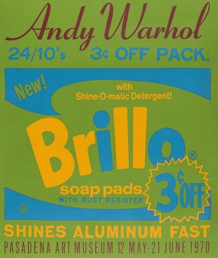 Andy Warhol, ‘Brillo Poster for the Pasadena Art Museum’, 1970