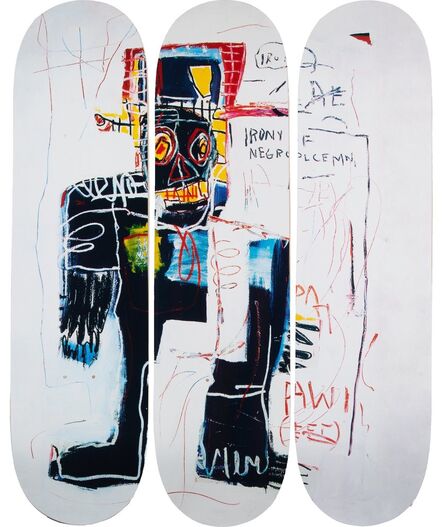 Skateroom X Estate of Jean-Michel Basquiat, ‘Irony of a Negro Policeman, triptych’, 2018