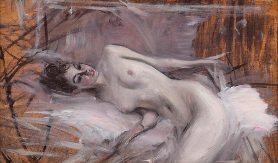 Femme nue allongée