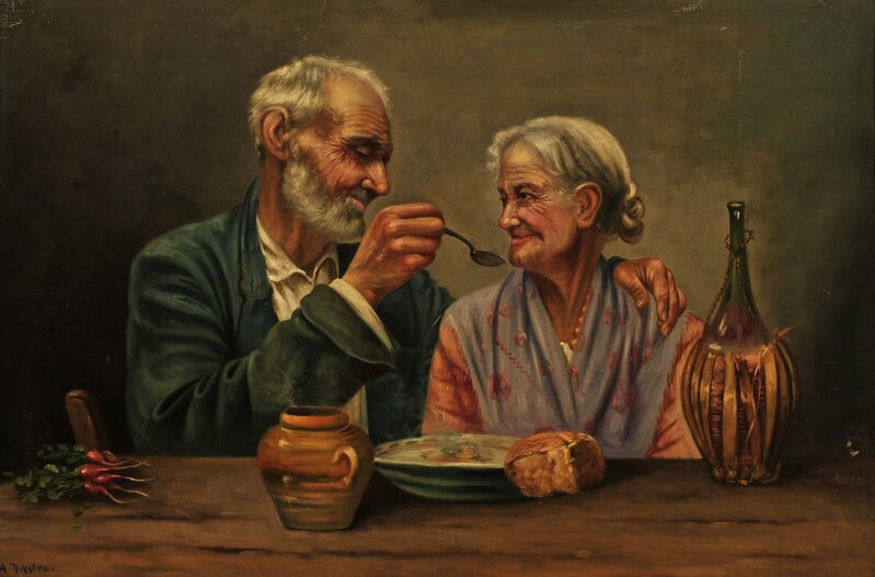 M. Dikstra, ‘An Ageless Love’, Painting, Oil on Canvas, The Illustrated Gallery