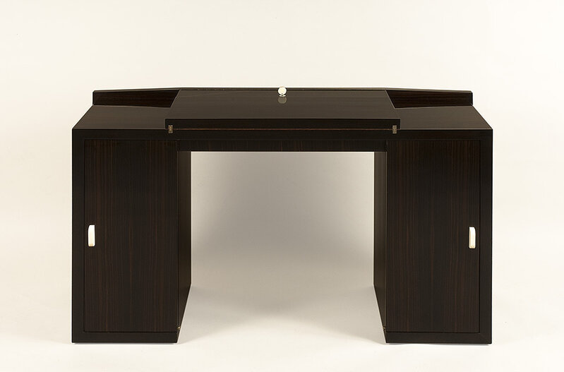 Paul Dupré-Lafon, ‘System desk’, ca. 1930, Design/Decorative Art, Macassar ebony and birdseye maple, ivory handles, Galerie Anne-Sophie Duval