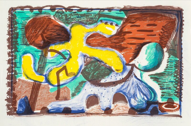 David Hockney, ‘The new and the old and the new’, 1991, Print, Lithograph in colors on paper, Heritage Auctions
