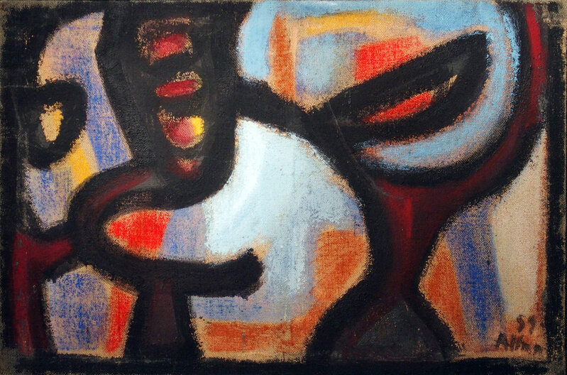 Jean-Michel Atlan, ‘Composition’, 1959, Painting, Oil on Canvas, Galerie Bert