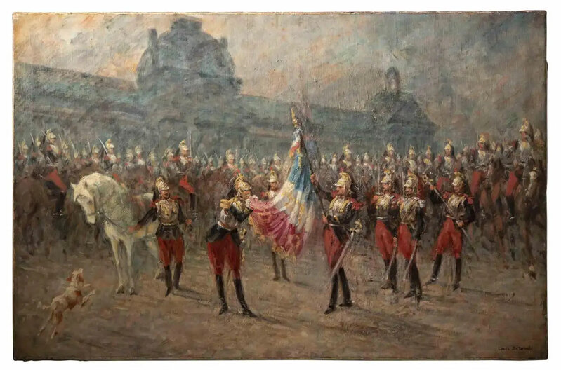 Louis Beraud, ‘Ceremony of the Cuirassiers’, Early 20th Century, Painting, Oil painting on canvas., Wallector