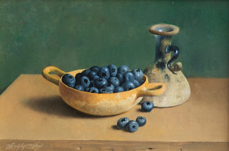 Willem Dolphyn, ‘Blueberry Pickings’, Painting, Oil on Panel, Gladwell & Patterson