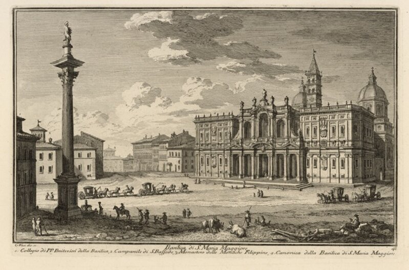 Giuseppe Vasi, ‘Basilica di S. Maria Maggiore’, 1747, Engraving, Getty Research Institute