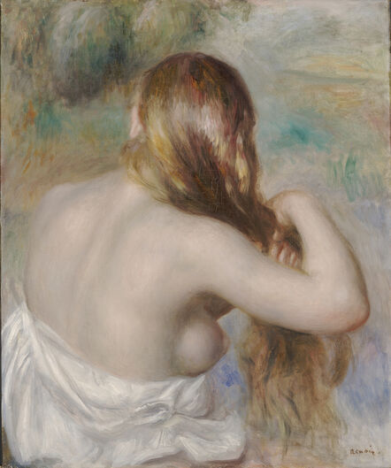 Pierre-Auguste Renoir, ‘Blonde Braiding Her Hair’, 1886