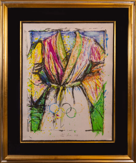 Jim Dine, ‘Jim Dine Olympic Robe Signed and Numbered Edition Lithograph Contemporary Art’, 1988