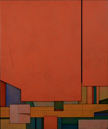 Gunther Gerzso, ‘Rojo-Azul-Naranja’, 1970