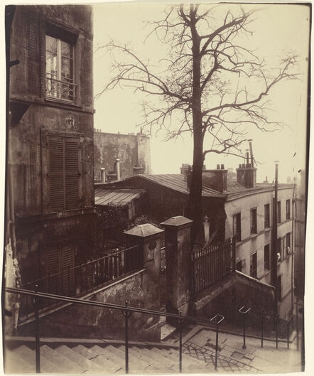 Eugène Atget, ‘Staircase, Montmartre’, 1921
