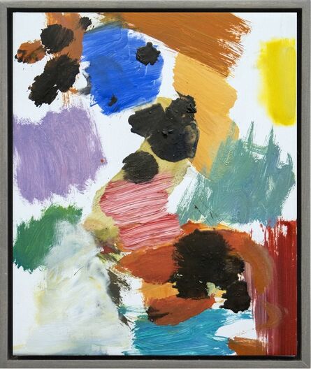 Scott Pattinson, ‘Kairoi No 20 - small, bright, colourful, gestural abstract, oil on canvas’, 2016