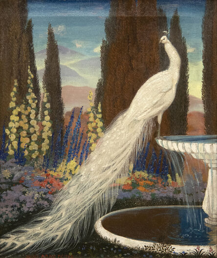 Jessie Arms Botke, ‘The White Peacock’, 1922