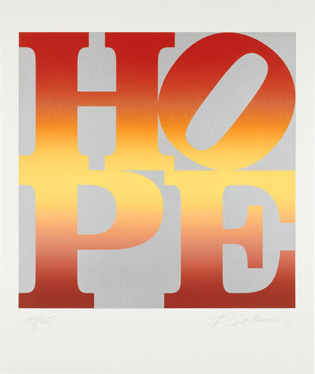 Robert Indiana, ‘Autumn, from Four Seasons of Hope (Silver)’, 2012