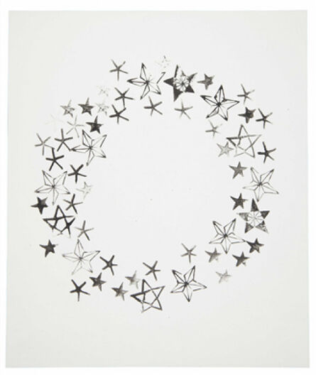 Andy Warhol, ‘Wreath and Stars’, 1954
