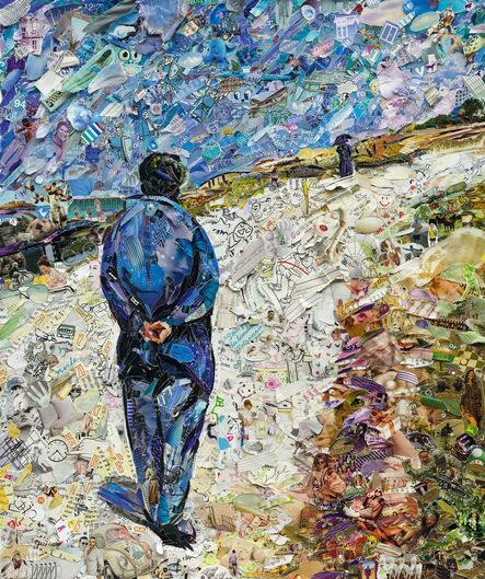 Vik Muniz, ‘Father Magloire on the Road between Saint-Clar and Etretat, after Gustave Caillebotte,’, 2013