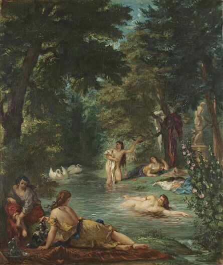 Eugène Delacroix, ‘Bathers’, 1854