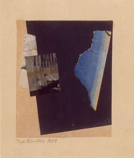 Kurt Schwitters, ‘Ohne Titel (Collage mit drei Elementen)’, 1931