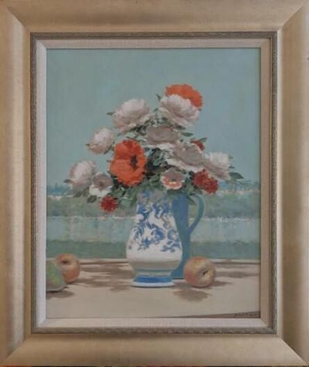 Andre Gisson, ‘Floral with Pottery and Fruit’, ca. 1980