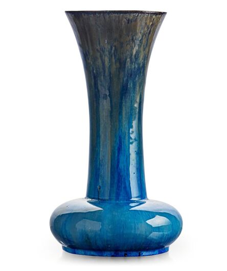Fulper Pottery, ‘Flaring vase, Chinese Blue flambé glaze, Flemington, NJ’, ca. 1920