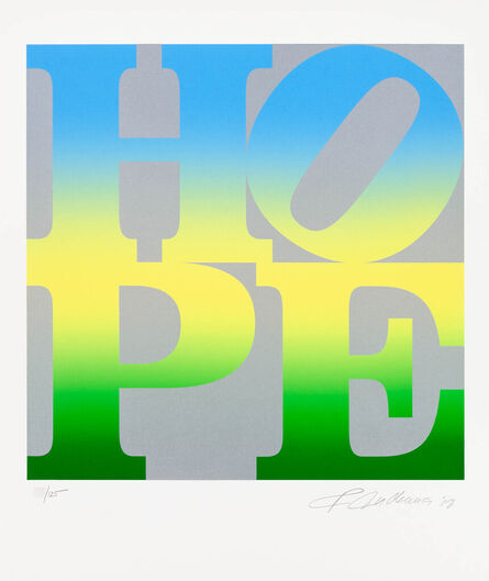 Robert Indiana, ‘Four Seasons of Hope: Summer (Silver)’, 2012