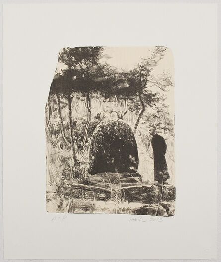 Hung Liu 刘虹, ‘Grandfather's Mountain: The Rock’, 2013
