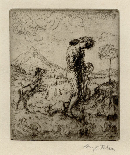 Augustus John, ‘The Little Shepherdess’, 1906