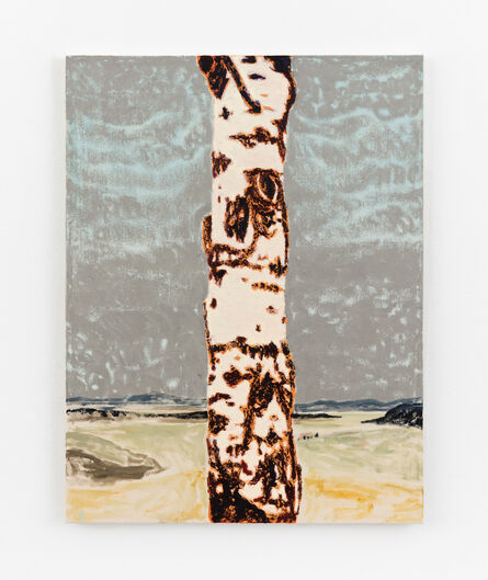 Mamma Andersson, ‘På ängen stod en björk / A Birch Was Standing on the Meadow’, 2021