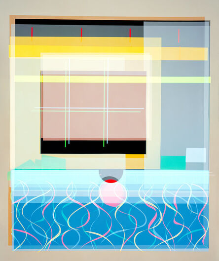 Niko Luoma, ‘Self-titled Adaptation of Peter Getting Out of Nick's Pool (After David Hockney 1966), Version I’, 2018