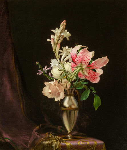 Martin Johnson Heade, ‘Still Life with Flowers in a Vase’, 1871