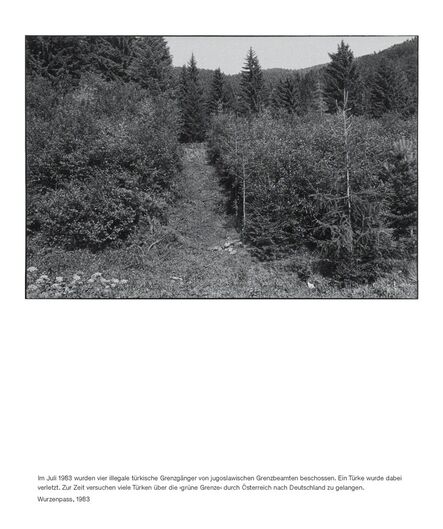 Seiichi Furuya, ‘Staatsgrenze 1981-1983 (Wurzenpass)’, 2016
