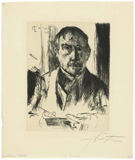 Lovis Corinth, ‘Selbstbildnis (Self-Portrait)’, 1920