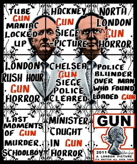 Gilbert & George, ‘Gun’, 2011