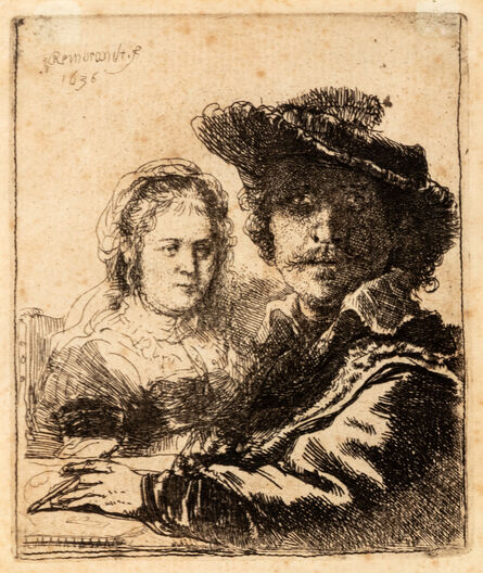 Rembrandt van Rijn, ‘Self Portrait with Saskia’