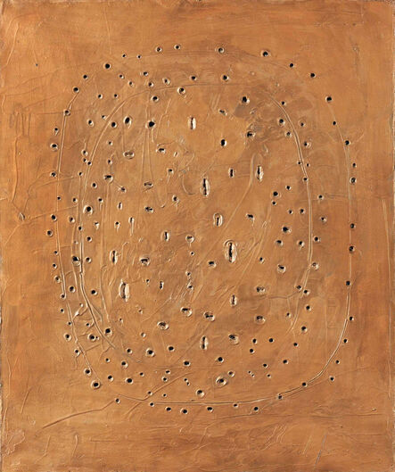 Lucio Fontana, ‘Concetto Spaziale’, 1960–61