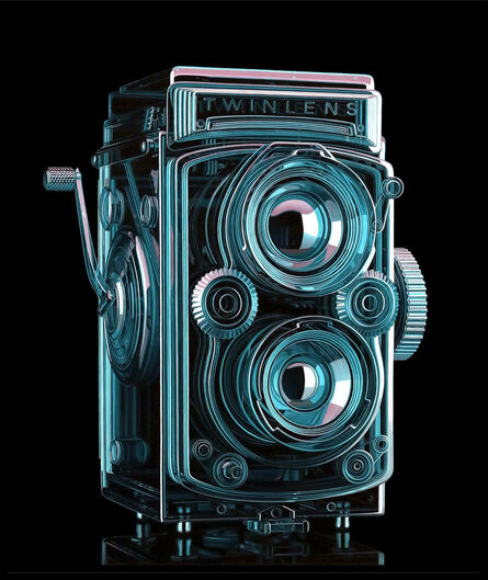 Jeff Bartels, ‘Glass Twin Lens Camera’, 2019