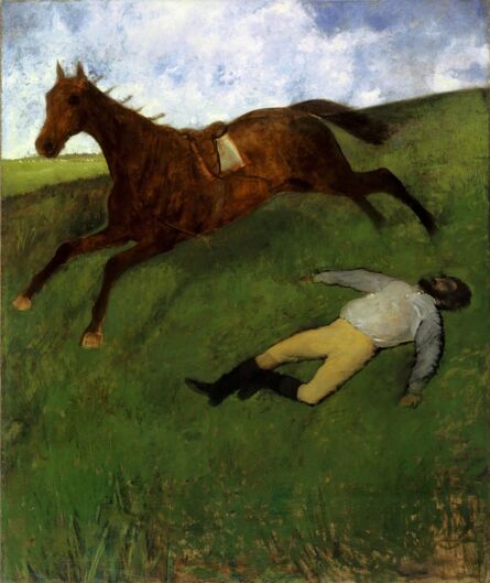 Edgar Degas, ‘Jockey Blessé’, 1896-1898