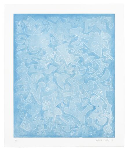 Aaron Curry, ‘Fragments (Blue)’, 2017