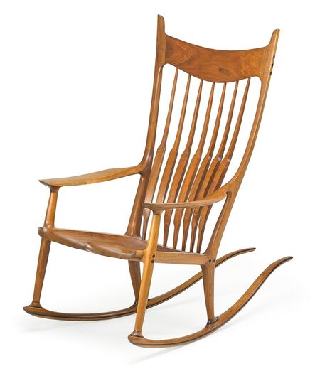 Sam Maloof, ‘Fine rocking chair (no. 11), Alta Loma, CA’, 2004