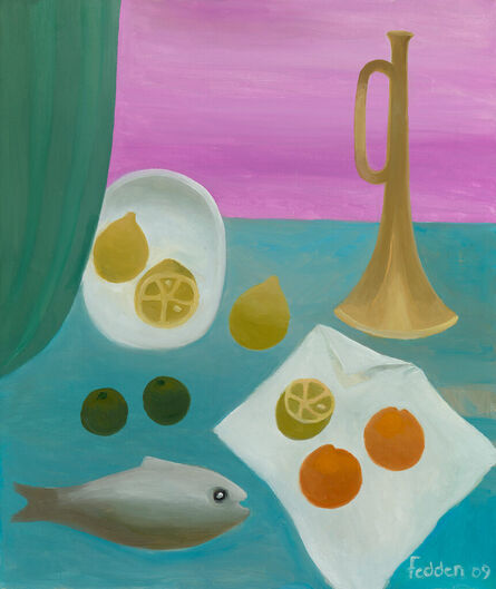 Mary Fedden, ‘Fish and Trumpet’, 2009