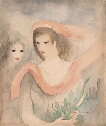 Marie Laurencin, ‘Deux Tetes de Femmes, circa 1926-27’, ca. 1926-27
