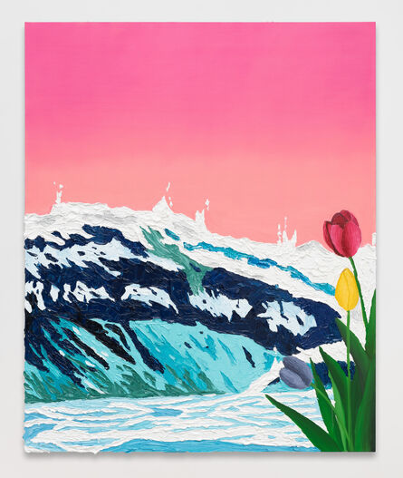 Alec Egan, ‘Dusk Tulips and Breaking Wave’, 2022
