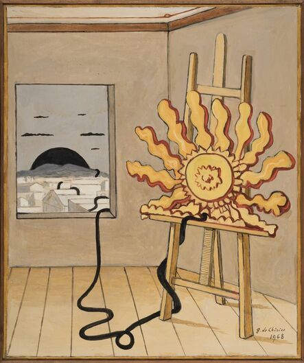 Giorgio de Chirico, ‘Sole sul cavaletto’, 1968