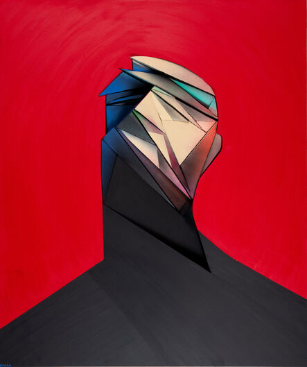 Adam Neate, ‘Red Portrait 2’, 2022